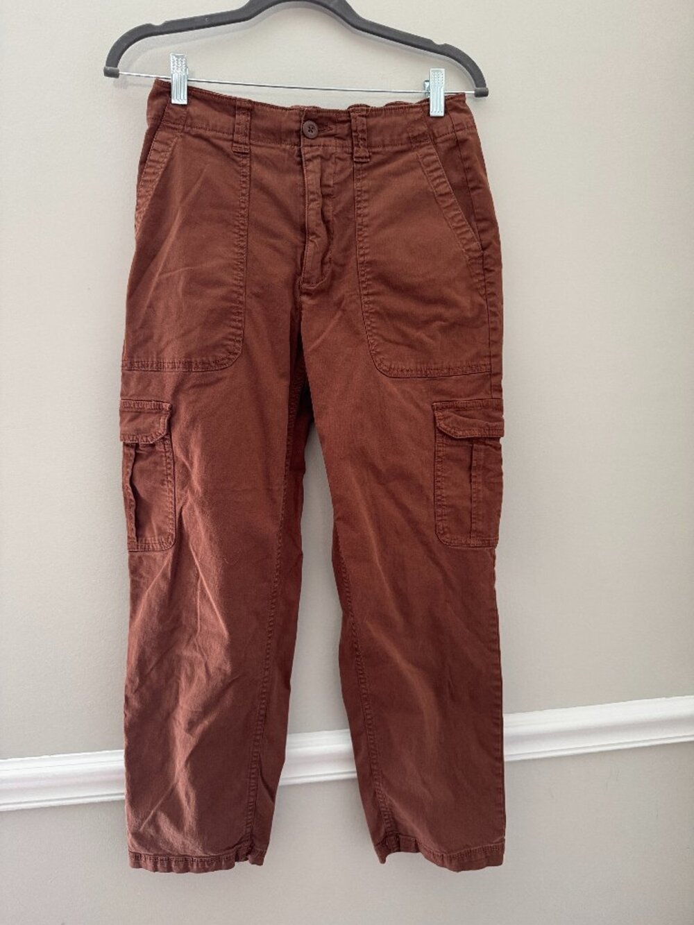 Old Navy OG Chino High Rise Cargo Pants Brown Size S